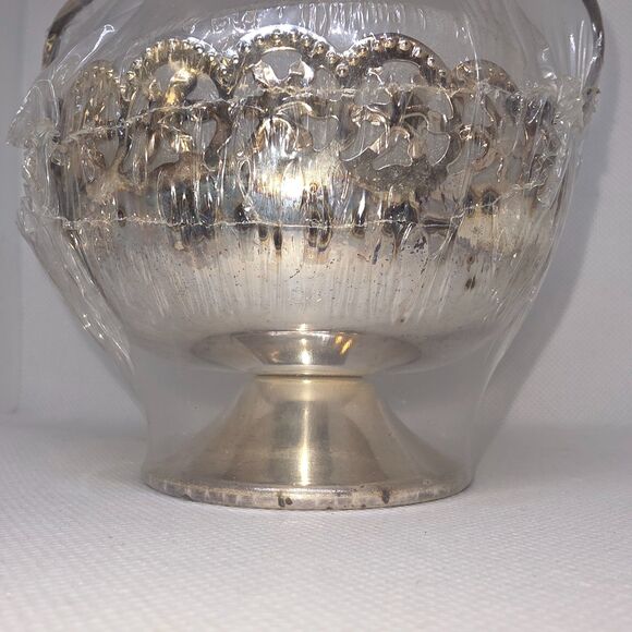 Raimond Silver Plate Sugar Bowl w/ Spoon, Holder & Liner Insert–Made in England - Picture 3 of 11